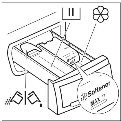 ELECTROLUX EW2EE7814FA - Ajout du produit de lavage et des additifs - 1