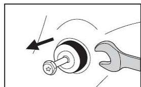 THOMSON THWD86140WH3 - Retrait des boulons de transport - 2