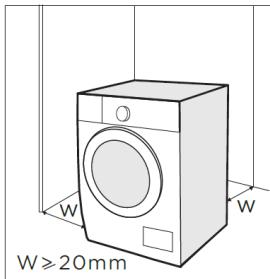 THOMSON THWD86140WH3 - Positionnement - 1