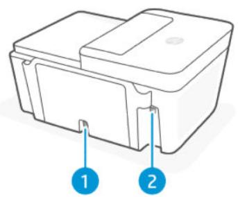 HP DeskJet 2823e - Vue arrêtè - 2