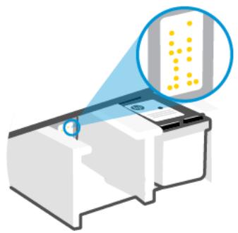HP DeskJet 2823e - Nettoyage des contacts de la cartouche - 6