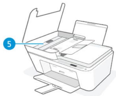 HP DeskJet 2823e - Emplacements possibles des bourages - 5