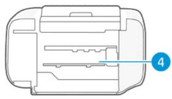 HP DeskJet 2823e - Emplacements possibles des bourages - 4