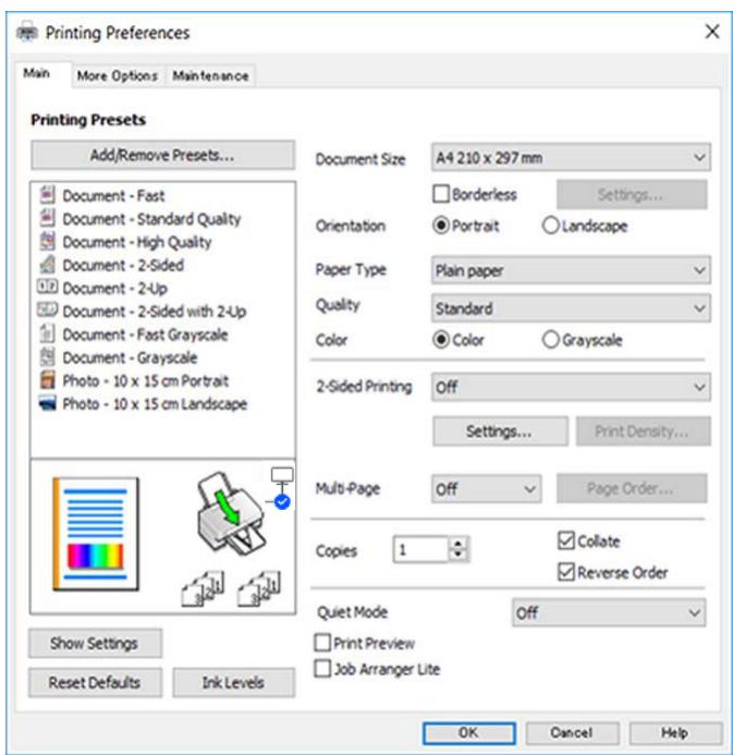 EPSON XP-4200 - Remarque: - 1