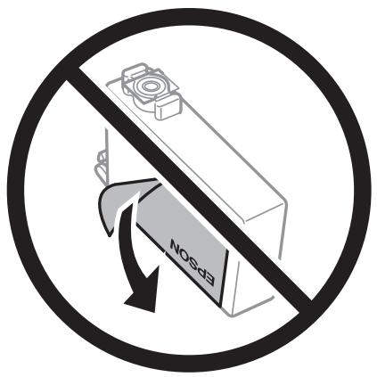 EPSON XP-4200 - Précautions de manipulation pour le replissage des cartouches d'encre - 1