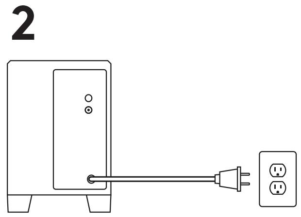 LOGITECH 313Z - CONNECTION DEGLI ALTOPARLANTI - 5