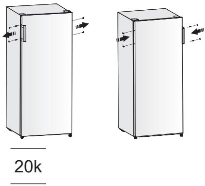 FAGOR FCA165EW - INVERSER LA PORTE - 32