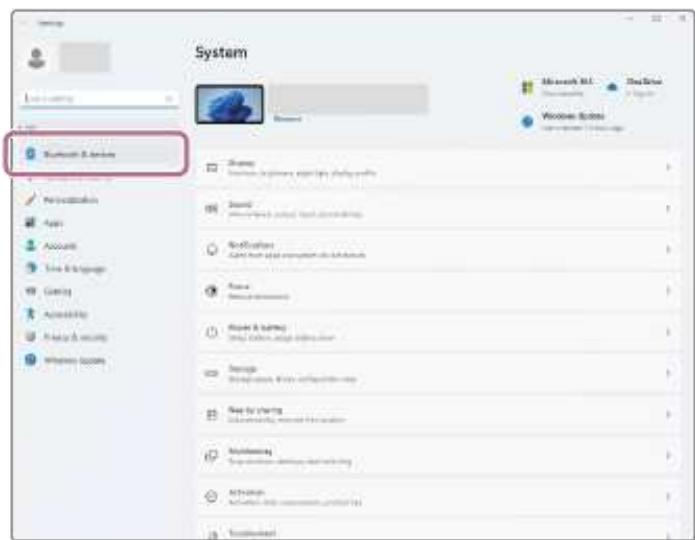 SONY WH-CH720N - Pour étabir une connexion sans utiliser la fonction Swift Pair - 1