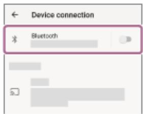 SONY WH-CH720N - Affichez les périphériques appariés avec le smartphone Android. - 1