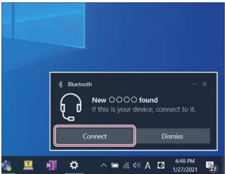 SONY WH-CH720N - Pour étabir une connexion en utilisant la fonction Swift Pair - 1