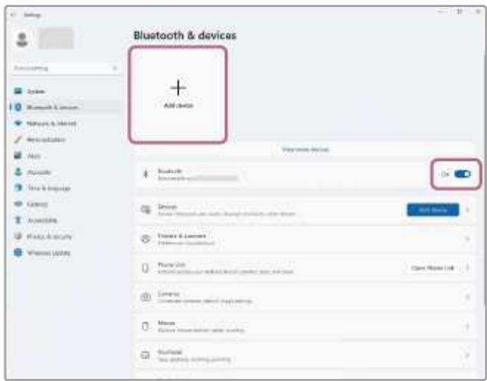 SONY WH-CH720N - Pour étabir une connexion sans utiliser la fonction Swift Pair - 2