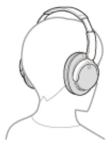 SONY WH-CH720N - Placez le casque sur vos oreilles. - 3