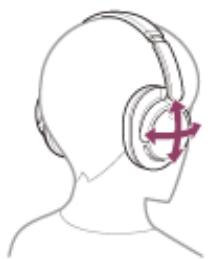 SONY WH-CH720N - Placez le casque sur vos oreilles. - 11