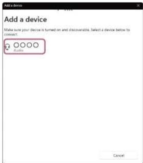 SONY WH-CH720N - Pour étabir une connexion sans utiliser la fonction Swift Pair - 4