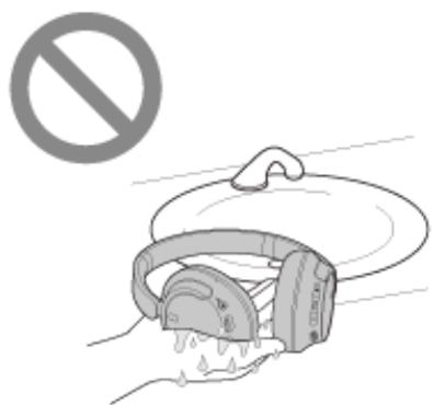 SONY WH-CH720N - À propos des performances d'étanchéité à l'eau du casque - 7