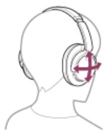 SONY WH-CH720N - Placez le casque sur vos oreilles. - 7