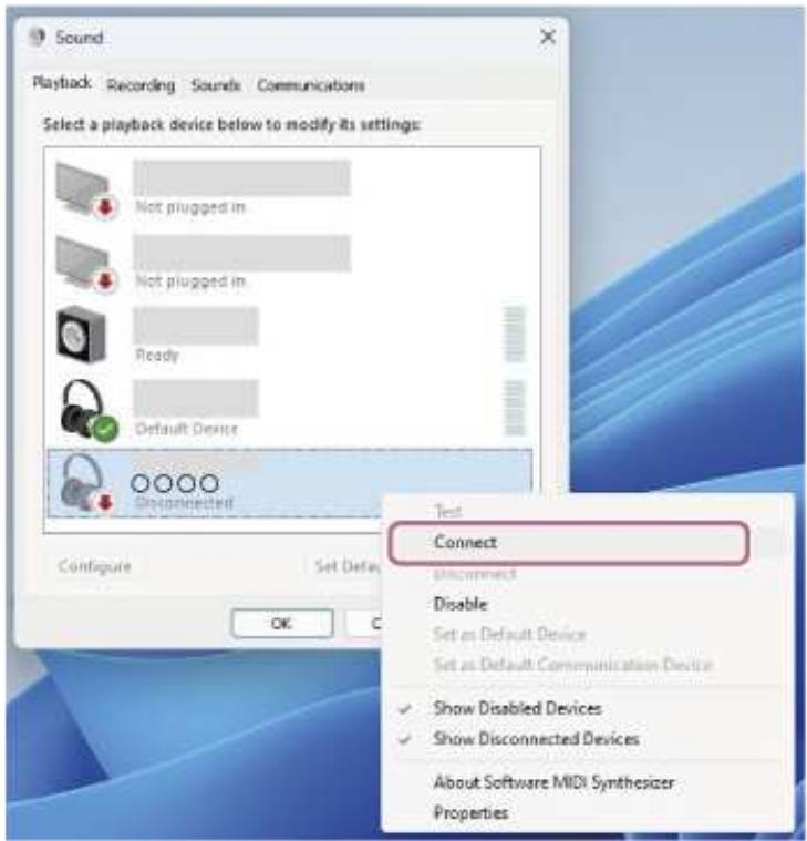 SONY WH-CH720N - Connexion à un ordinateur apparié (Windows 11) - 6