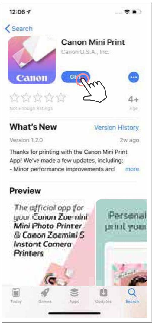 CANON ZOE MINI 2 - RECHERCHER « CANON MINI PRINT » DANS LES APP STORES - 6