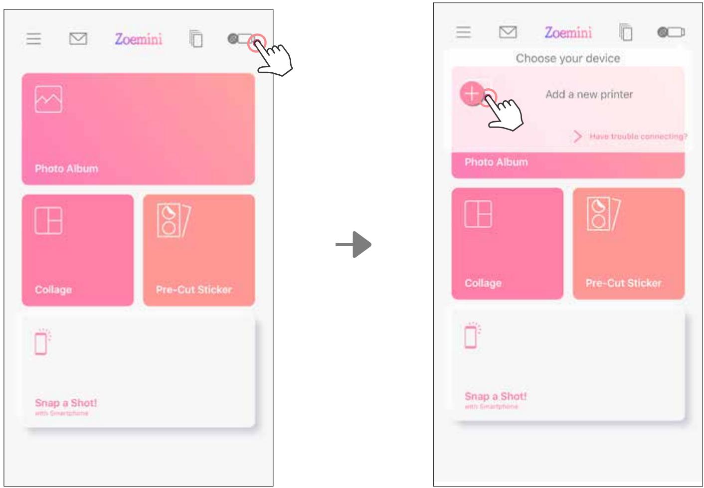 CANON ZOE MINI 2 - Connexion Android et iOS - 1