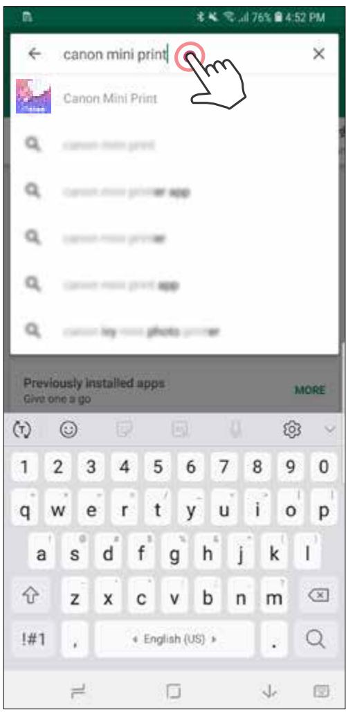 CANON ZOE MINI 2 - RECHERCHER « CANON MINI PRINT » DANS LES APP STORES - 1