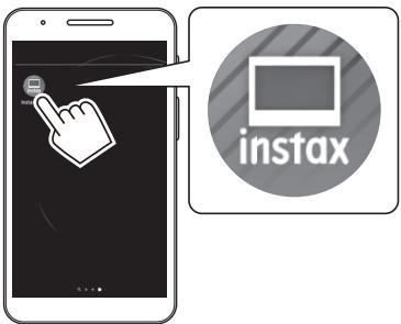 FUJIFILM Instax Link Wide - Lancez l'application pour téléphone intelligent INSTAX LINK WIDE téléchargée. - 1
