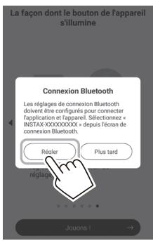 FUJIFILM Instax Link Wide - Configurez la connexion Bluetooth entre votre téléphone intelligent et l'imprimante. - 1