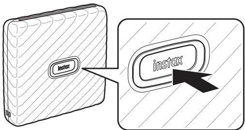 FUJIFILM Instax Link Wide - Maintenez le bouton d'alimentation enfoncé pendant environ 1 seconde pour mettre l'imprimante sous tension. - 1