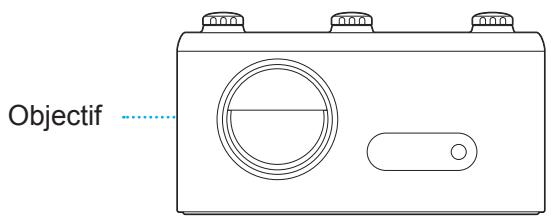 OPTOMA PHOTONLIFEPK32 - Dimensions du projecteur et installation au plafond - 1