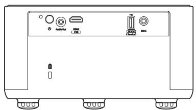 OPTOMA PHOTONLIFEPK32 - Dimensions du projecteur et installation au plafond - 5