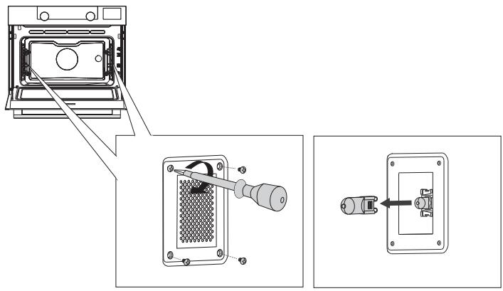 ASKO OCSM8487A2 - Remplacement de I'ampoule du four - 4