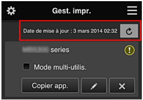 CANON PIXMA MG3650S - Écran Gest. impr. - 4