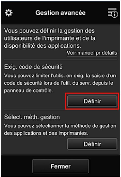 CANON PIXMA MG3650S - Limitation des applications que les utilisateurs individuels peuvent utiliser sur l'imprimante - 2