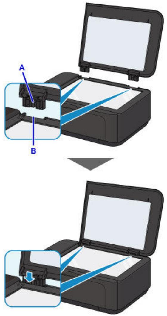 CANON PIXMA MG3650S - Fixation du couvercle du scanner : - 1