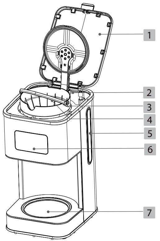 ESSENTIELB ECP4s - Cafetière filtré / Filter coffee maker / Filterkaffeemaschine / Filterkoffiezetapparaat ECP4s - 3