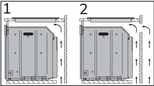 SMEG SIM3844N - Sur le compartment d'encastrement du four - 1