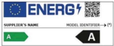 ENERG SUPPLIER'S NAME MODEL IDENTIFIER→(*) A A