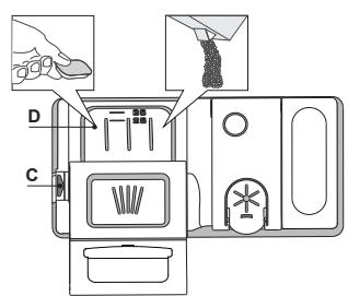 WHIRLPOOL WSIC3M27C - REEMPLIR LE DISTRIBUTEUR DE DÉTERGENT - 1