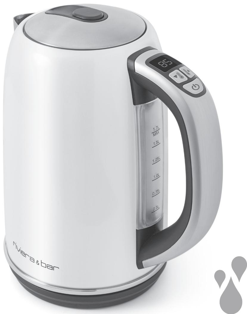 RIVIERA & BAR BT549A - BT542A - Bouilloire inox 1,7 litre - 1