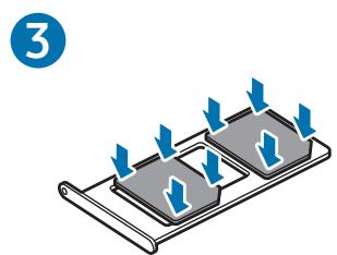 SAMSUNG Galaxy A17 - Insérer la carte nano-SIM - 3