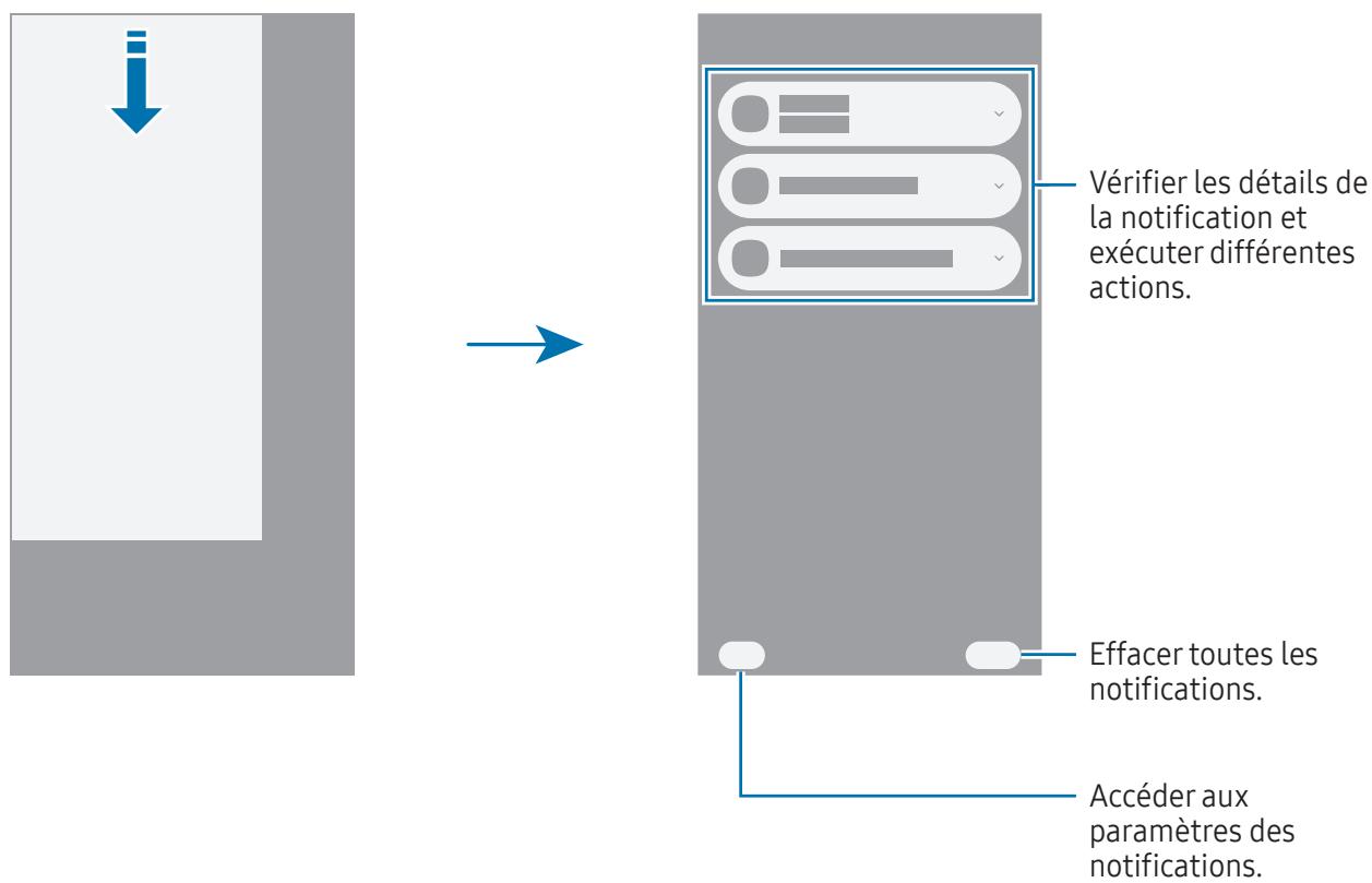 SAMSUNG Galaxy A17 - Volet des raccourcis - 1