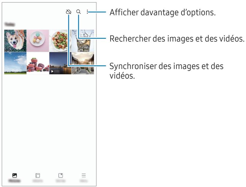 SAMSUNG Galaxy A17 - Utiliser la Galerie - 1