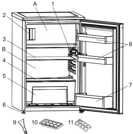 TELEFUNKEN TT130WE - DESCRIPTION DE L'APPAREIL - 1