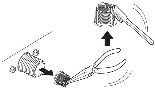 LG F854M22WR - Nettoyage du filtre d'entrée d'eau - 2