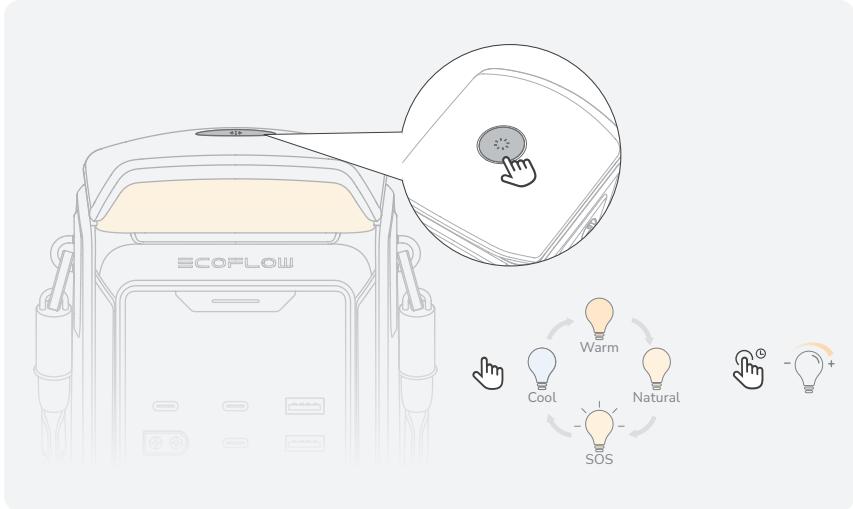 ECOFLOW EcoFlow TRAIL Plus 300 DC - Lumière de camping multifonction intégrée - 1