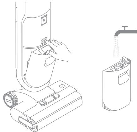 DREAME H14 Pro - Remplissage du réservoir d'eau propre - 1