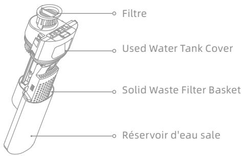DREAME H14 Pro - Nettoyage du réservoir d'eau sale - 2