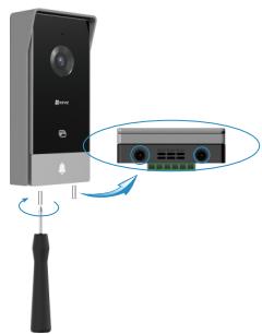 EZVIZ HP5 - Installation du panneau d'interphone - 10