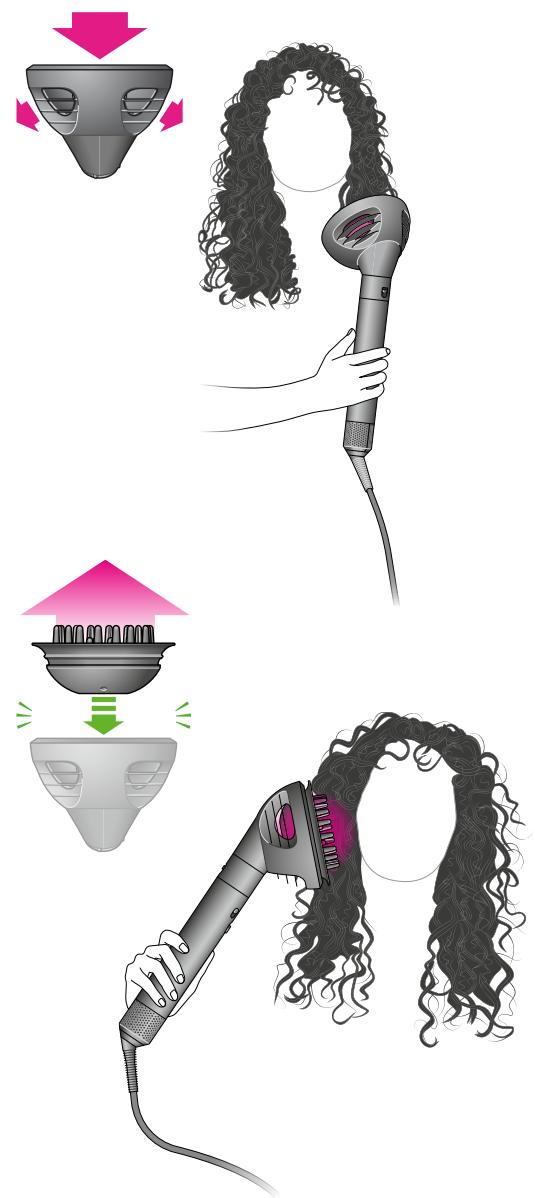 DYSON Aiwrap i.d - Mode Diffuse - 1