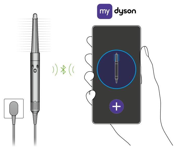 DYSON Aiwrap i.d - Déverrouillez le programme de personnelisation des boucles i.d. curl en vous connectant à l'application MyDyson - 5