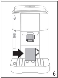 DELONGHI Magnifica Start FEB22.21.B - Brancher l'appareil sur secteur (fig. 2). - 3